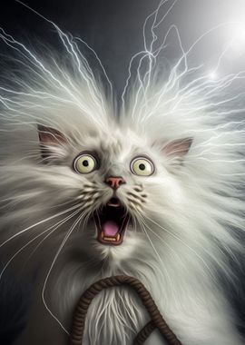 Funny Cat Shock