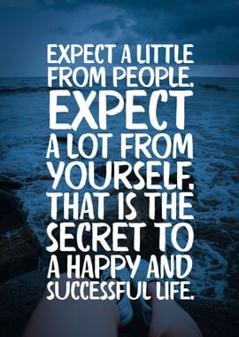 Expectations from yourself