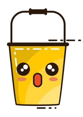 Emoticon Bucket Wow