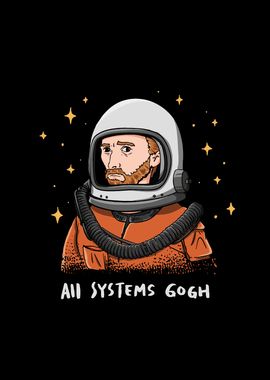 Artsy Van Gogh Astronaut