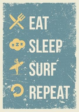 eat sleep surf repeat