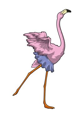 Flamingo Ballet Ballerina