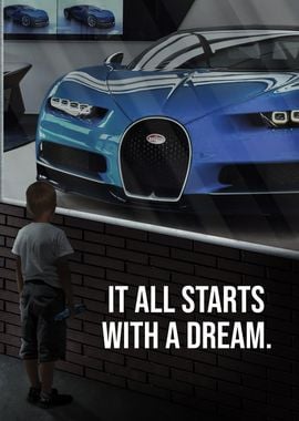 Starts With Dream Bugatti