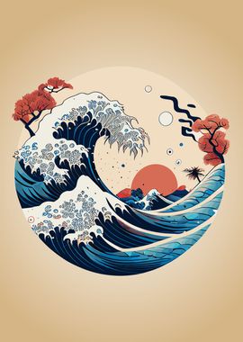 Contemporary Great Wave