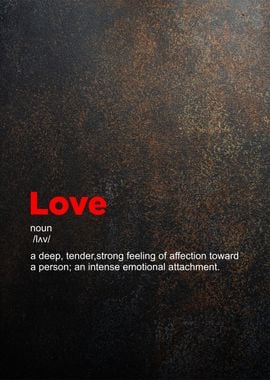 love definition poster