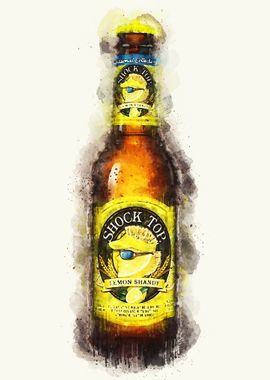 Vintage Beer Watercolor