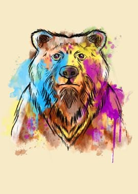 Bear Watercolor