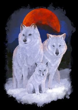 Wolves Family Wolf