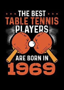 Table tennis player 1969