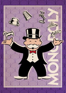 Mr. Monopoly violet