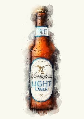 Vintage Beer Watercolor