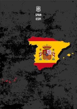 Spain world cup maps