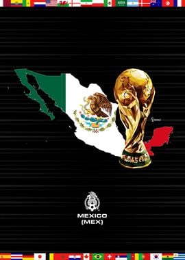 Mexico world cup maps