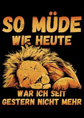 So mde wie heute war ich