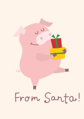 Cute pig christmas gifts