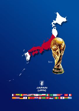 maps world cup japan