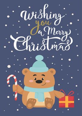  Cute Bear Xmas