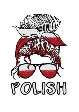 Poland Girl football Gift