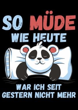 So mde wie heute war ich