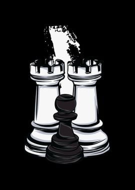 Chess Rook And Pawn