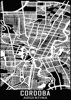 Cordoba Argentina City Map