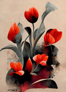 Red Tulips