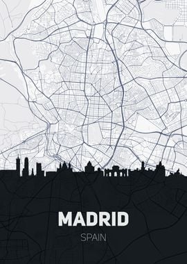 Madrid City Map