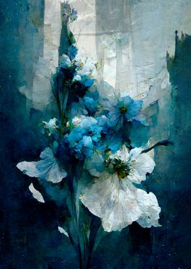 Blue Flower Bouquet