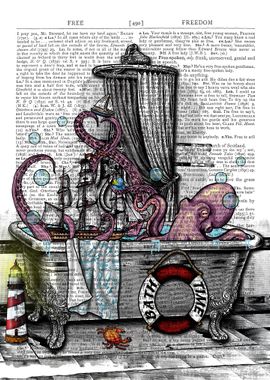 Octopus in a Bathtub