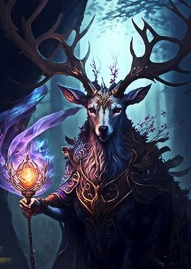 The conjured deer