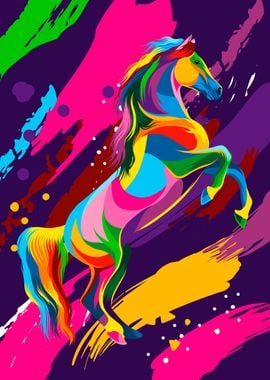 Colorful Horse