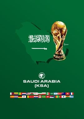 Saudi arabia world cup map