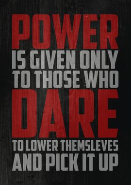 Power vs Dare