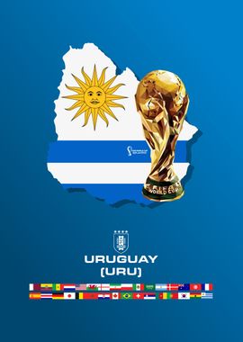 Uruguay world cup maps