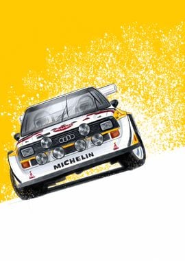 Quattro Rally Car Legend