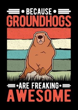 Groundhog Day Marmot Woodc