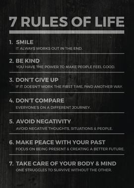 Rules Of Life