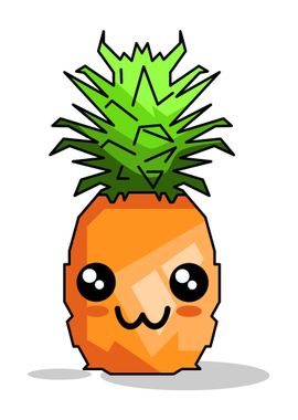 Emoticon Pineapple Cute