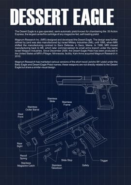 Desser Eagle Blueprint