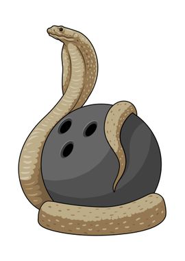 Snake Bowling Bowling ball