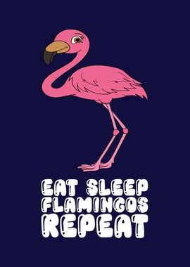 Funny Flamingo Graphic