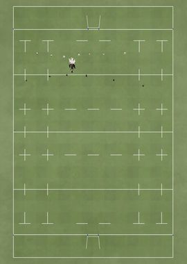 Rugby Match Illustration