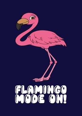 Funny Flamingo Graphic