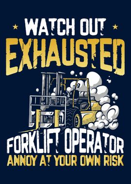 Funny Forklift Operator