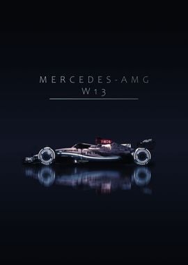 Mercedes W13 Formula 1 Car