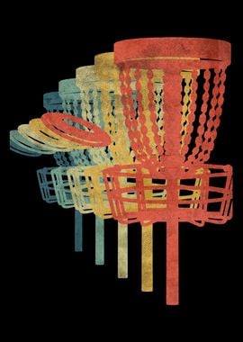 Disc Golf Frisbee Basket