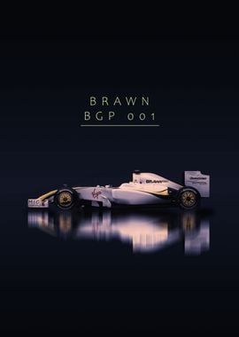 Brawn BGP 001 F1 car