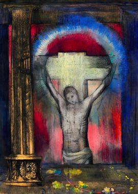 Odilon Redon Le crucifix