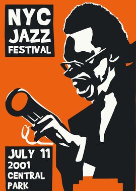 New York City Jazz Poster