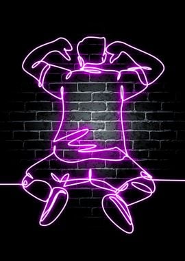 Neon Football Sport